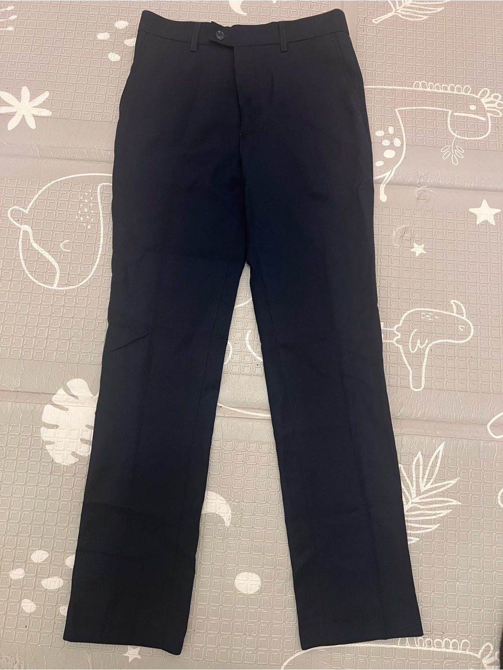 Isaac Mizrahi Boys Dark BlueDress Pants - Tailored Straight Leg